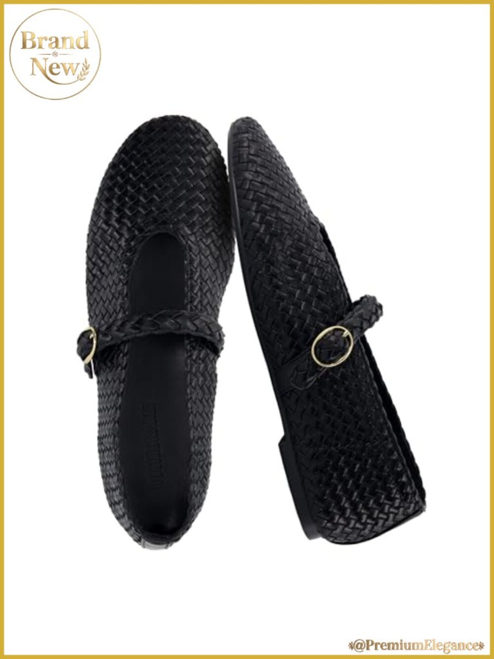 CUSHIONAIRE Woven Mary Jane Flats Memory Foam Faux Leather Women's Shoes